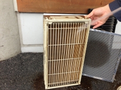 電気集塵機洗浄２